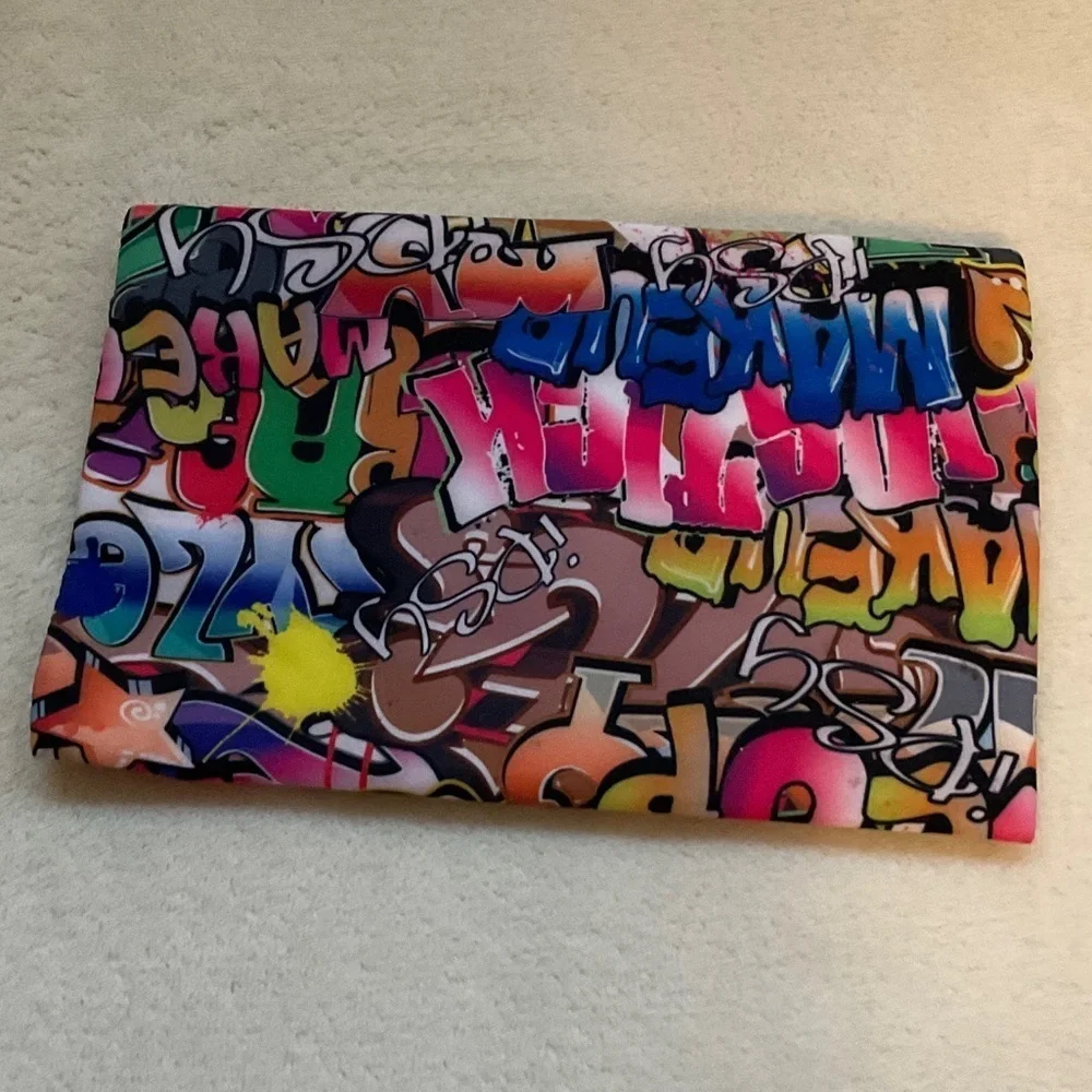 ipsy Multicolor Graffiti Cosmetic Bag